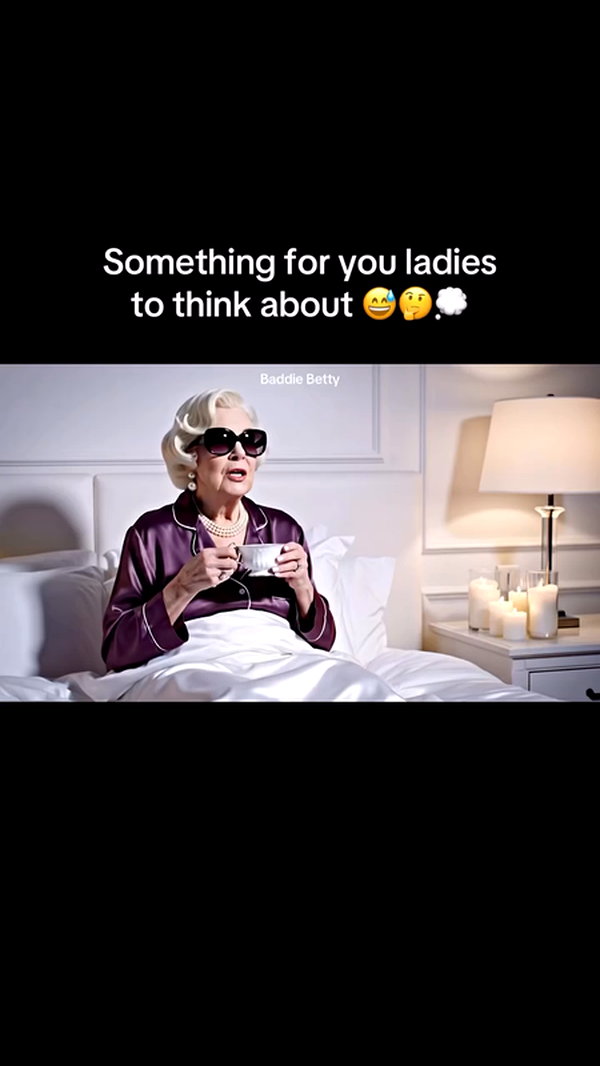 Where’s the love coming from? #baddiebetty #grandma #sprinklesprinkle #datingadvice.