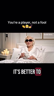 Do you agree or nah? #baddiebetty #grandma #sprinklesprinkle #datingadvice.